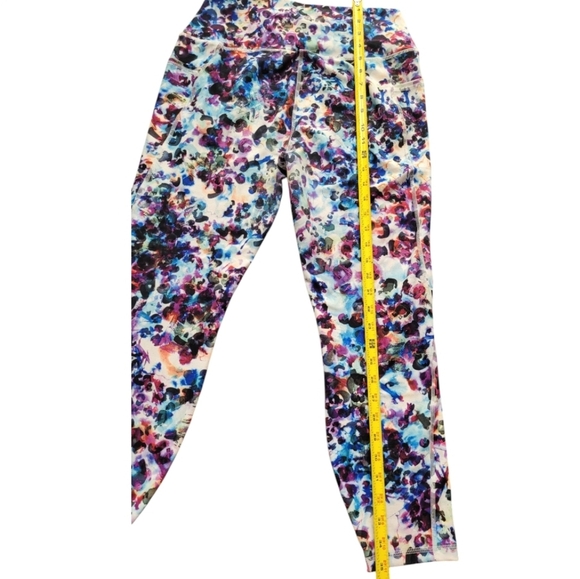 RBX Active Ultra Soft Cheetah Leopard Ankle Leggings Pocket Size L - Picture 6 of 9